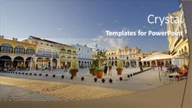  Presentation with colonial - Theme enhanced with havana-feb-8th-view background and a ocean colored foreground