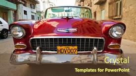  Presentation with revolution - Cool new PPT theme with havana-january-15-classic-chevrolet backdrop and a tawny brown colored foreground