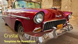  Presentation with revolution - Presentation having havana-january-15-classic-chevrolet background and a tawny brown colored foreground