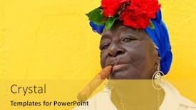  Presentation with african culture - Amazing PPT theme having havana-june-29-old-black backdrop and a yellow colored foreground