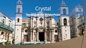  Presentation with catholic old - Amazing presentation theme having havana-september-26-cathedral-square backdrop and a teal colored foreground