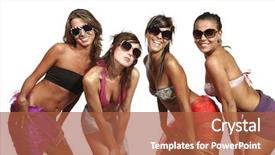  Presentation with country party - PPT layouts having have fun at the party background and a red colored foreground