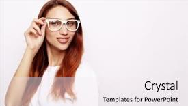  Presentation with experience - PPT theme having have much experience wears big background and a sky blue colored foreground