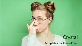  Presentation with experience - PPT theme featuring have much experience wears big background and a seafoam green colored foreground