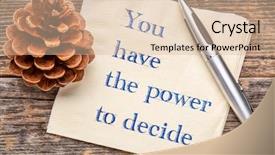  Presentation with rustic wood - Audience pleasing theme consisting of have the power to decide backdrop and a lemonade colored foreground