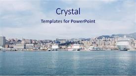  Presentation with italy - Cool new presentation with haven - view of the harbour backdrop and a  colored foreground