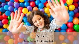  Presentation with zone - Slides enhanced with having a good time background and a coral colored foreground