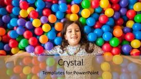  Presentation with zone - Amazing PPT theme having having a good time backdrop and a coral colored foreground