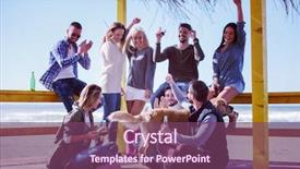  Presentation with friends - Cool new PPT theme with having fun and drinking beer backdrop and a  colored foreground