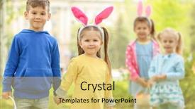  Presentation with dental radiologyfor children - Theme having having fun in park easter background and a yellow colored foreground