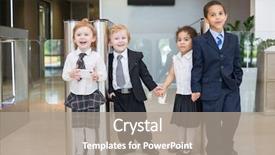  Presentation with children - Audience pleasing PPT layouts consisting of having fun in the business backdrop and a  colored foreground