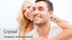  Presentation with shells beach summer holiday - Presentation consisting of having fun on the beach background and a  colored foreground