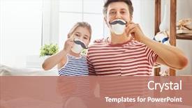  Presentation with happy holidays - Presentation theme consisting of having fun together beautiful funny background and a coral colored foreground