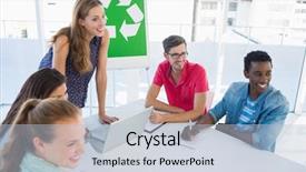  Presentation with team meeting - Cool new slide deck with rose petals with gold backdrop and a yellow colored foreground