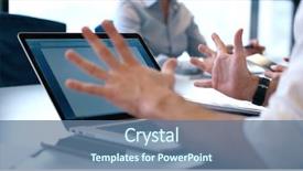  Presentation with business casual - Audience pleasing PPT theme consisting of having meeting in corporate enviroment backdrop and a ocean colored foreground