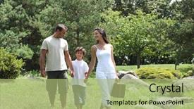  Presentation with family adolescence - PPT layouts having having picnic in the park background and a  colored foreground