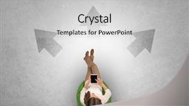  Presentation with office chair - Amazing presentation design having having to choose between different backdrop and a  colored foreground