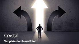  Presentation with choose joy - Colorful presentation design enhanced with having to choose between three backdrop and a dark gray colored foreground