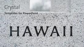  Presentation with hawaii - Audience pleasing PPT layouts consisting of hawaii-state-name-engraved backdrop and a light gray colored foreground