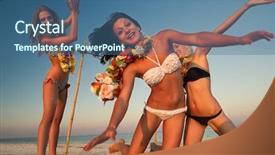  Presentation with doing the right thing - Audience pleasing presentation theme consisting of thaifood - top view spicy seafood salad backdrop and a violet colored foreground