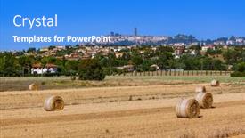  Presentation with hay field - 