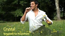  Presentation with sneezing - Cool new slides with hay fever - young man sneezing backdrop and a  colored foreground