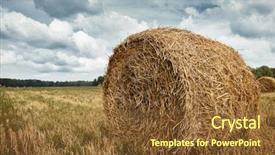  Presentation with beautiful spanish landscape costa blanca - Amazing slides having haystacks in summer field beautiful backdrop and a  colored foreground