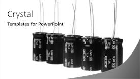  Presentation with capacitors - PPT theme enhanced with hayward-ca-february-10-2015 background and a white colored foreground