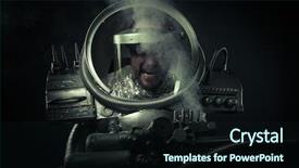  Presentation with earthquake disaster - Colorful PPT layouts enhanced with anger environmental disaster post apocalyptic backdrop and a black colored foreground