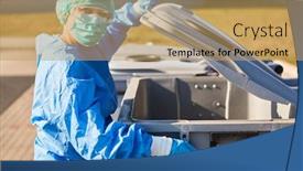  Presentation with hazardous waste - Beautiful PPT theme featuring hazardous-waste-waste-disposal backdrop and a yellow colored foreground