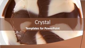  Presentation with spread - Theme featuring hazelnut-based spread macro shot background and a tawny brown colored foreground