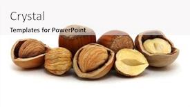  Presentation with group - Presentation theme having hazelnut-group-many-isolated background and a white colored foreground
