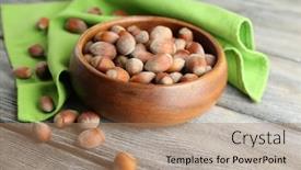  Presentation with hazelnuts - 