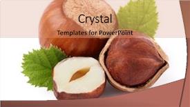  Presentation with hazelnuts - Slide set enhanced with stock style photography rose paris mock up product wood frame background and a sky blue colored foreground