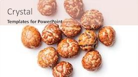  Presentation with hazelnuts - Amazing theme having hazelnuts-with-sugar-icing-isolated backdrop and a lemonade colored foreground