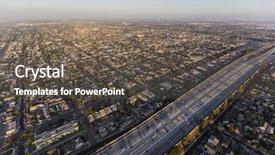  Presentation with los angeles - Amazing presentation having hazy - afternoon aerial of the harbor backdrop and a dark gray colored foreground
