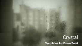  Presentation with water droplet - Presentation having hazy-and-surreal-view and a dark gray colored foreground