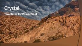  Presentation with palm sunday christian jesus - PPT theme consisting of hdr composition in palm springs background and a ocean colored foreground