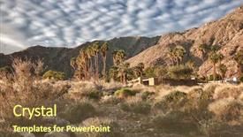  Presentation with industri palm oil - Beautiful presentation featuring hdr composition of the desert backdrop and a tawny brown colored foreground