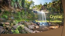  Presentation with papaya tropical fruit vanilla pastel - Presentation theme consisting of hdr photo image of tropical background and a tawny brown colored foreground