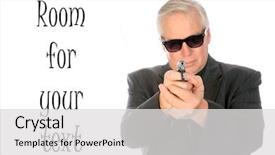  Presentation with well - Amazing presentation theme having he could be a cia backdrop and a light gray colored foreground
