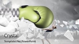  Presentation with faces - Beautiful slides featuring he faces difficulties backdrop and a light gray colored foreground