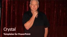  Presentation with aged - Audience pleasing PPT theme consisting of he has his pictures taken backdrop and a wine colored foreground