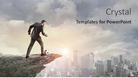  Presentation with forward - PPT theme with he is leader and forward player mixed media background and a light gray colored foreground