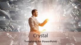  Presentation with robot medicals - Beautiful slide set featuring he is like robot mixed backdrop and a  colored foreground