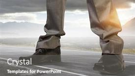  Presentation with powerful - Presentation theme consisting of he is powerful and dominant background and a gray colored foreground