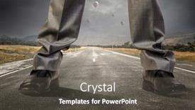  Presentation with powerful - Presentation theme having he is powerful and dominant background and a dark gray colored foreground