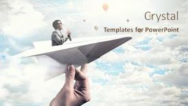  Presentation with media - Amazing PPT layouts having he-is-relaxed-and-careless backdrop and a cream colored foreground