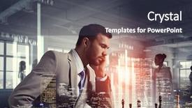  Presentation with winning - Slide set enhanced with he needs winning strategy mixed background and a  colored foreground