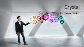  Presentation with thinking - Slides enhanced with he-possesses-constructive-thinking background and a light gray colored foreground